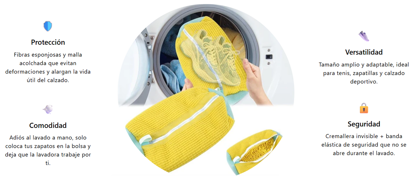 CleanKicks™-Bolsa Premium para Lavar Tenis