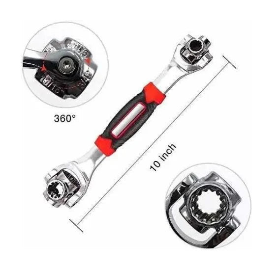 Spin48™-Llave multiusos 48 en 1