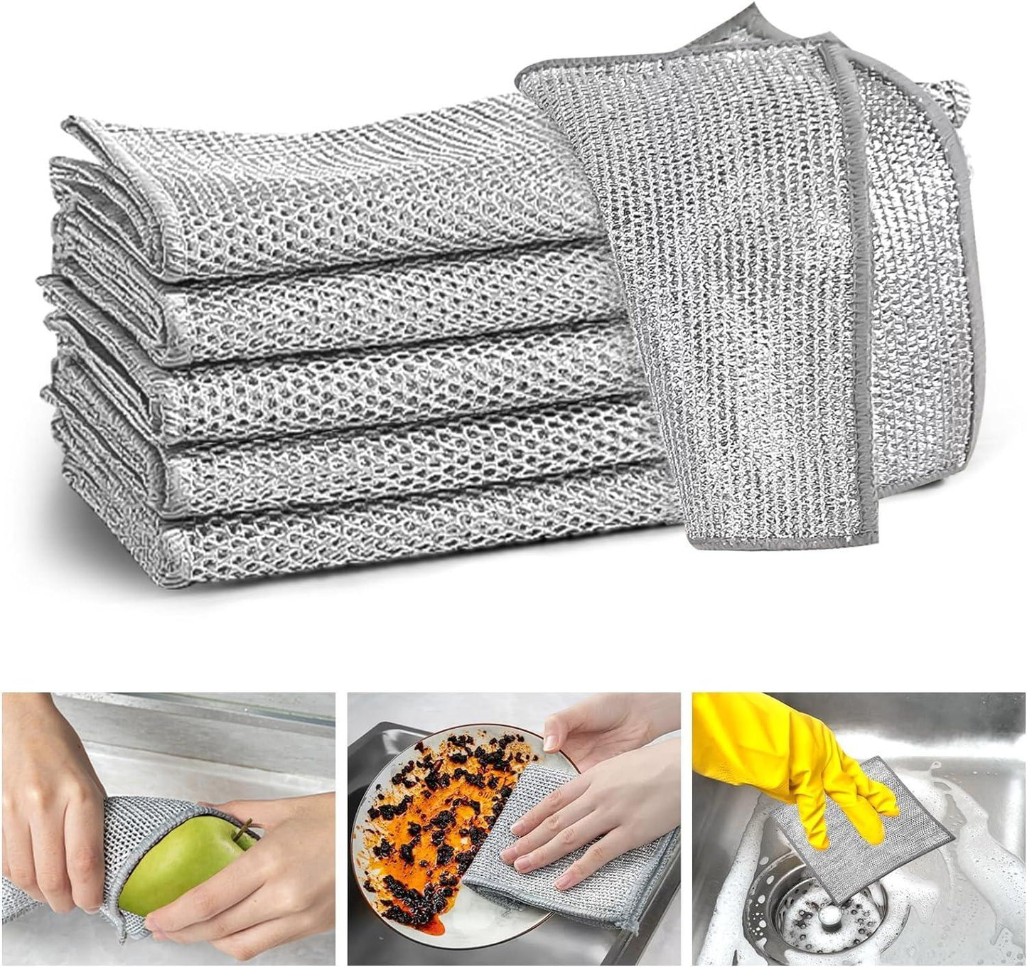 ShinyPad™ -SET 6 PAÑOS MAGICOS PARA COCINA